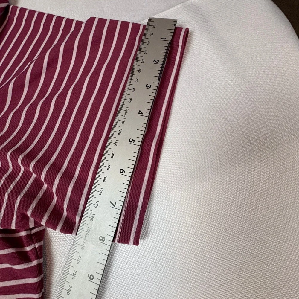 Greyson Men's XL Golf Polo –‎ Burgundy & White, Performance Fit, On-Course Style